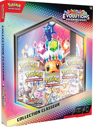 Pokémon TCG: Scarlet & Purple Collection - Prismatic Evolution (378 Pocket Binder & 5 Boosters)