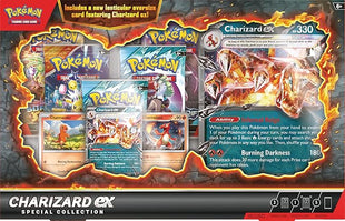 Pokémon TCG: Charizard ex Special Collection (1 Foil Promo Card, 2 Foil Cards, 1 Oversize Lenticular Card & 5 Booster Packs)