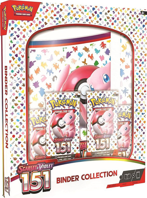 Pokémon TCG: Scarlet & Violet—151 Card Binder Collection (Binder with 360 pockets & 4 Booster Packs)
