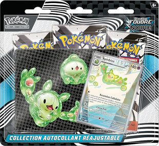 Pokémon TCG: Scarlet & Purple Readjustable Sticker Collection - Black Lightning - Symbios (1 Bright Promo Card & 3 Boosters)