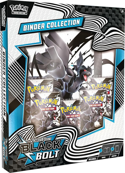 Pokémon TCG: Scarlet & Violet—Black Bolt Binder Collection (Zekrom Binder & 5 Booster Packs)