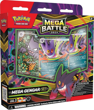 Pokémon TCG: Mega Battle Deck—Mega Gengar ex (1 Ready-to-Play 60-Card Deck)