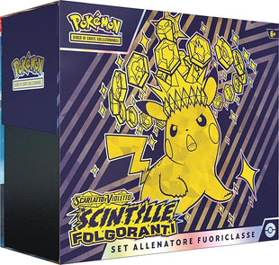 Pokémon TCG: Scarlet and Violet Elite Trainer Set - Blazing Sparks (one full length promotional card, nine booster packs and premium accessories)