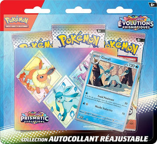 Pokémon TCG: Scarlet & Purple Readjustable Sticker Collection - Prismatic Evolutions - Givrali (1 Glossy Promo Card & 3 Boosters)
