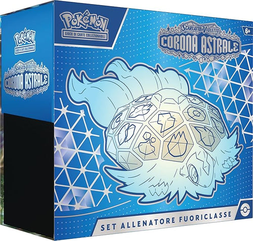 Pokémon TCG: Scarlet and Violet Elite Trainer Set - Astral Crown (one full length promotional card, nine booster packs and premium accessories)