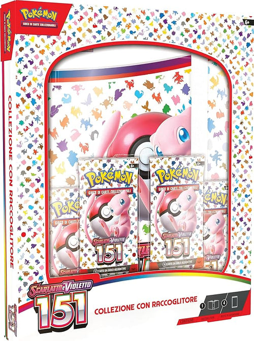 GCC Pokémon Scarlatto and Violetto 151 Card Binder Collection (9 Pockets and Four Expansion Envelopes)