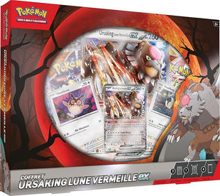 Pokémon TCG: Ursaking Vermieux Moon Set (1 Glossy Promo Card, 2 Shiny Cards, 1 Large Glossy Card and 4 Boosters)